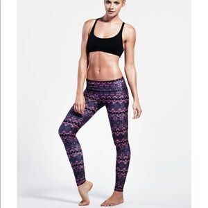 • Onzie • Sugar Skull Pink Black Leggings XS